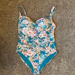 Niptuck Swim | Floral Swimsuit size 12 EUC